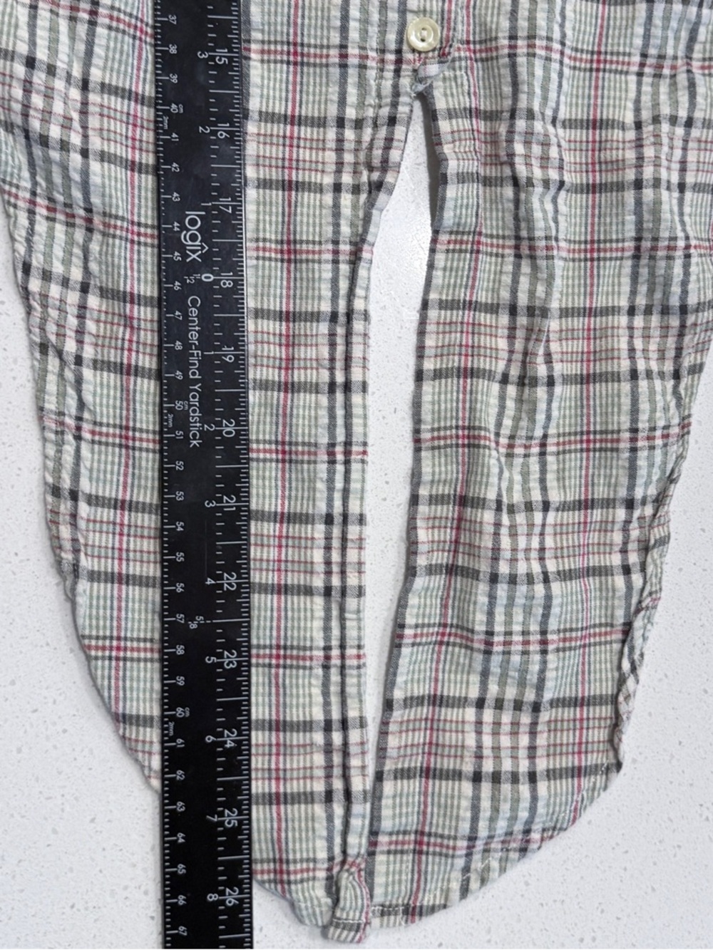 At Last & Co Plaid Tie Front Tank Vintage Style Western Festival Y2K Soft Grunge - Picture 6 of 6